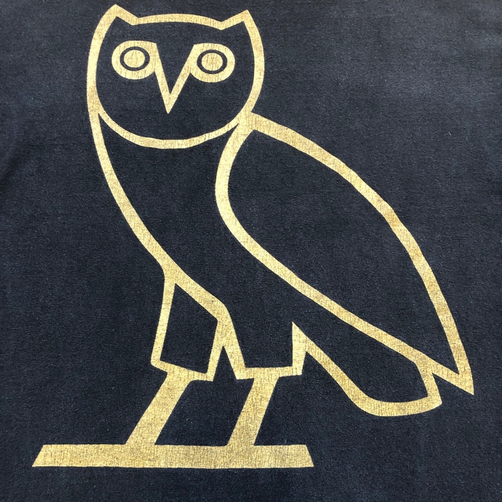 OVO Toronto Raptors 2014 Drake Night Shirt Womens L Black Gold 416 Long Sleeve - Picture 13 of 15